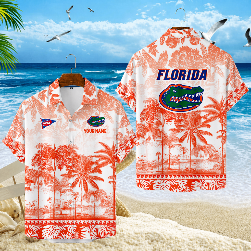 LIMITED EDITION - NEW CUSTOMIZED FBS30 FLG FLORIDA GATORS UNISEX HAWAIIAN SHIRT