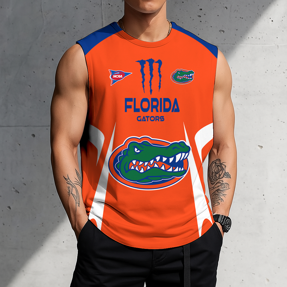LIMITED DROP - NEW CUSTOMIZED | NCAA FBS30 FLG FL GATORS MEN'S GYM SHIRT