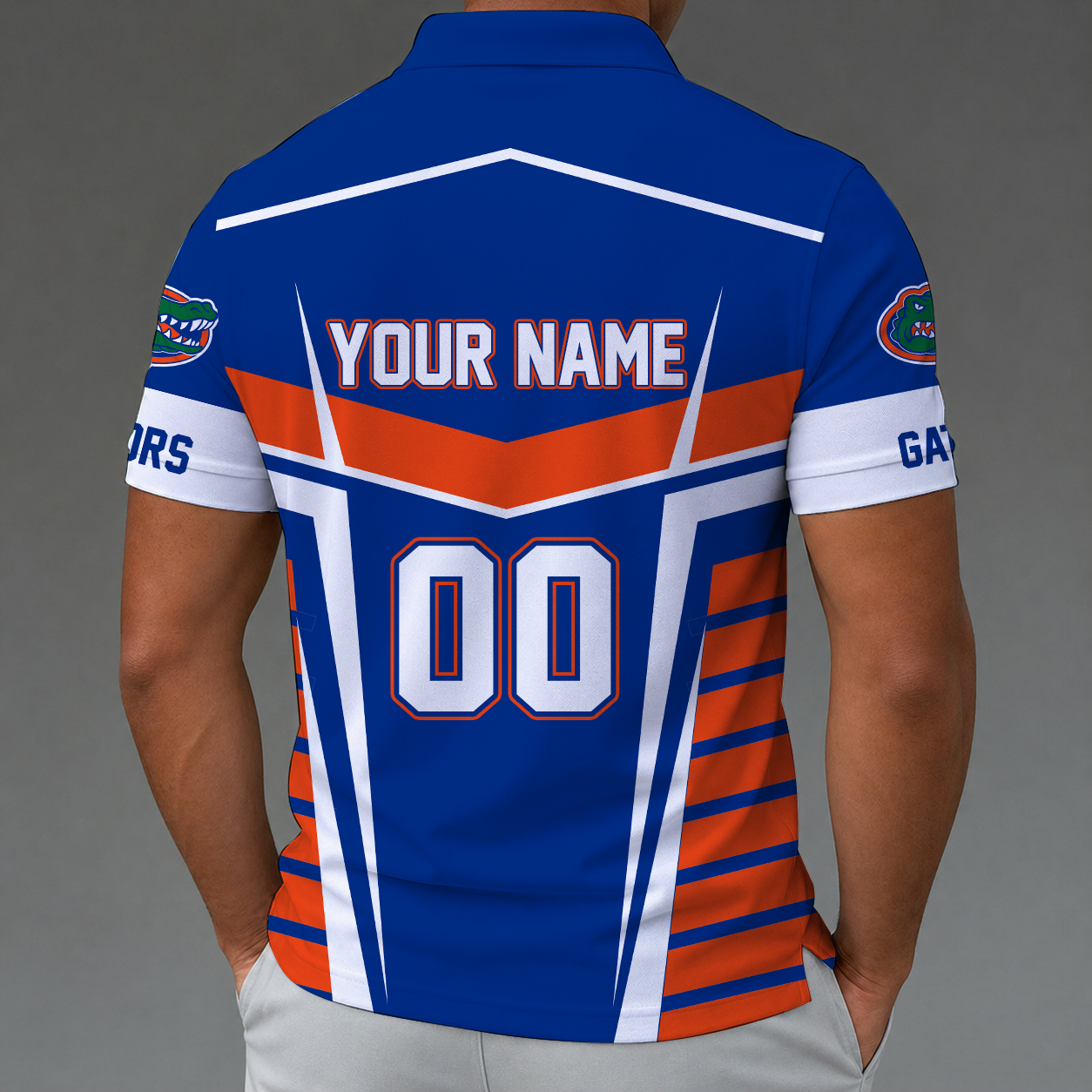 [FAN FAVORITE] NEW CUSTOMIZED NCAA FBS30 FLG FLORIDA GATORS POLO SHIRT
