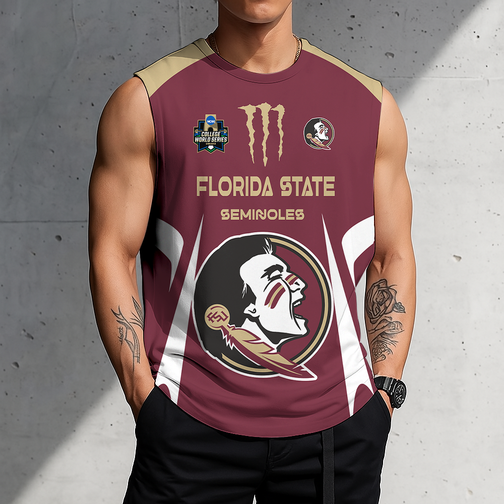 LIMITED DROP - NEW CUSTOMIZED | NCAA CWS30 FLS FL SEMINOLES MEN'S GYM SHIRT