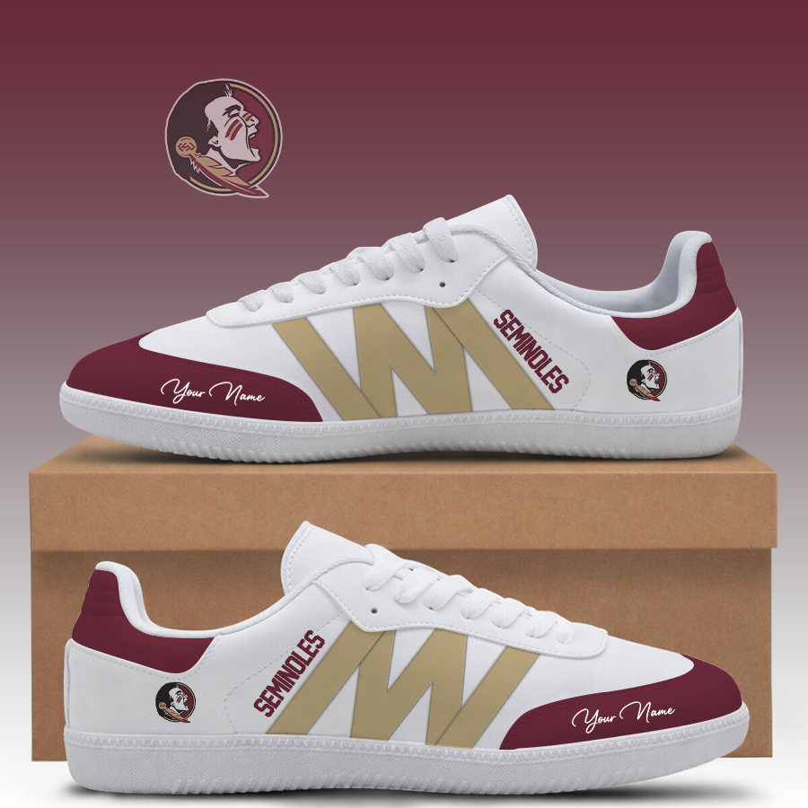 [FAN FAVORITE] NEW CUSTOMIZED NCAA CWS30 FLS FLORIDA STATE SEMINOLES CLASSIC SNEAKERS