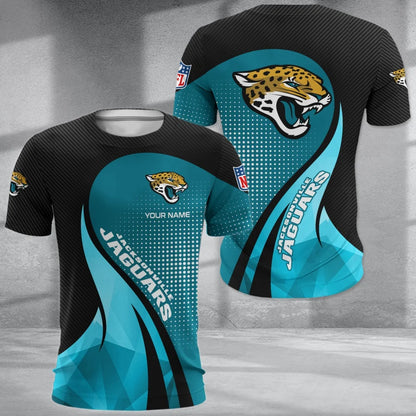 LIMITED EDITION - NEW CUSTOMIZED NFL30 JSJ JACKSONVILLE JAGUARS POLO, T-SHIRT & SHORT PANTS SET