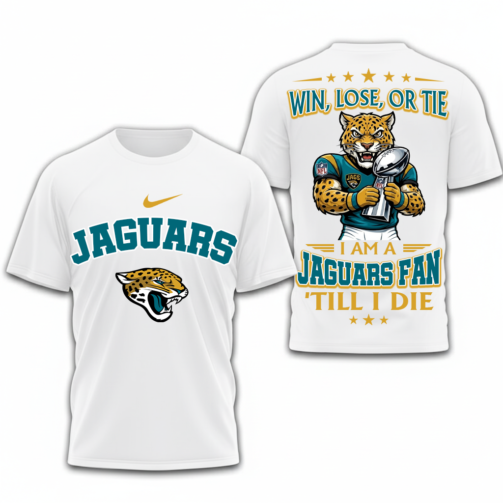LIMITED EDITION - NEW CUSTOMIZED NFL30 JSJ JACKSONVILLE JAGUARS UNISEX T-SHIRT, POLO, HOODIE & JACKETS