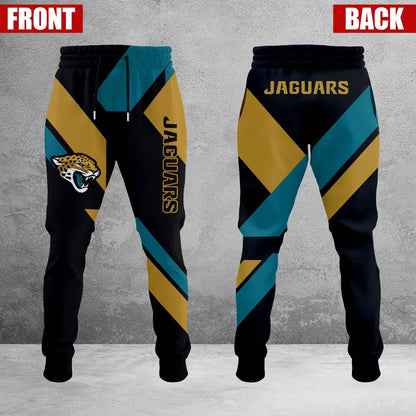LIMITED EDITION - NEW CUSTOMIZED NFL30 JSJ JACKSONVILLE JAGUARS SWEATPANTS