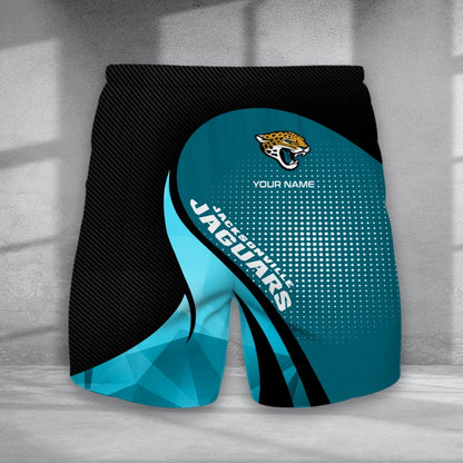 LIMITED EDITION - NEW CUSTOMIZED NFL30 JSJ JACKSONVILLE JAGUARS POLO, T-SHIRT & SHORT PANTS SET