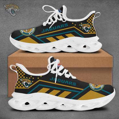 SPECIAL EDITION - NEW CUSTOMIZED NFL30 JSJ JACKSONVILLE JAGUARS MAX SOUL SHOES