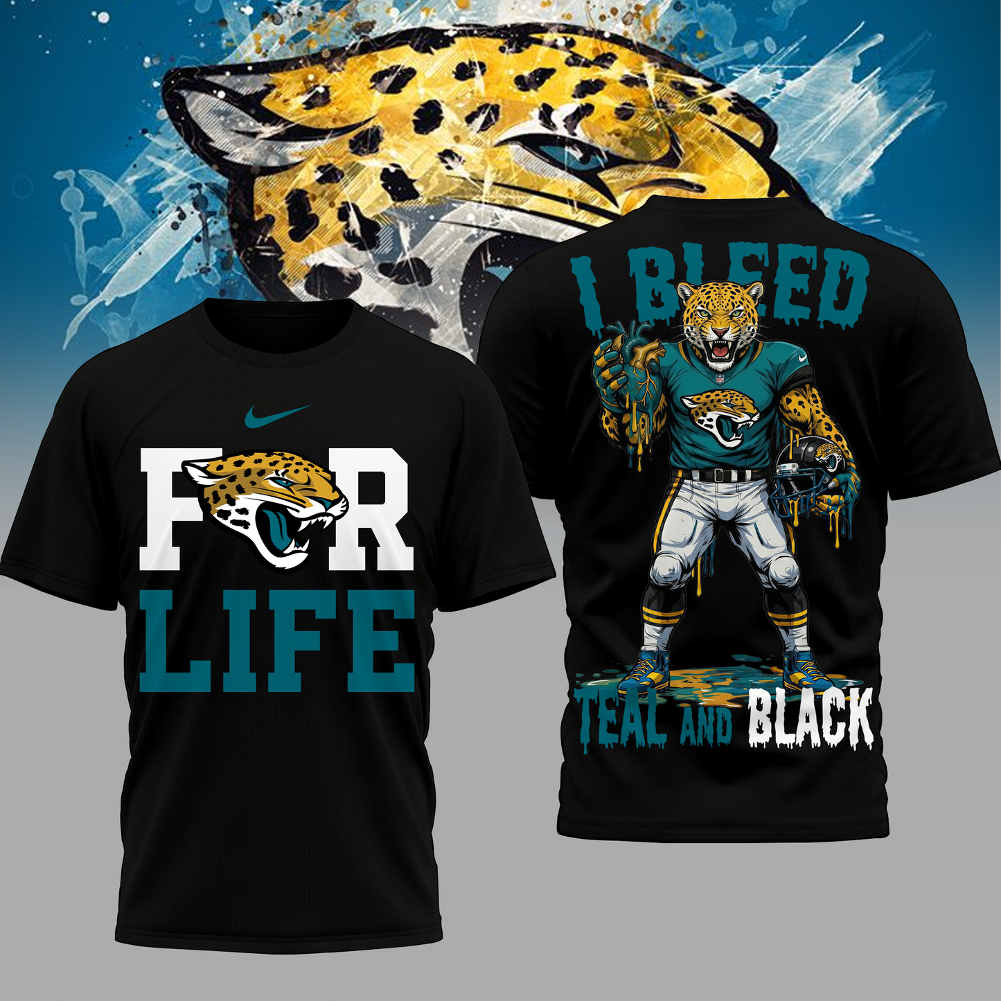 LIMITED EDITION - NEW CUSTOMIZED NFL30 JSJ JS JAGUARS UNISEX T-SHIRT, POLO & HOODIE