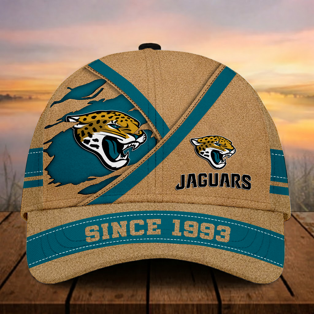 LIMITED EDITION - NEW CUSTOMIZED NFL30 JSJ JACKSONVILLE JAGUARS CLASSIC CAP