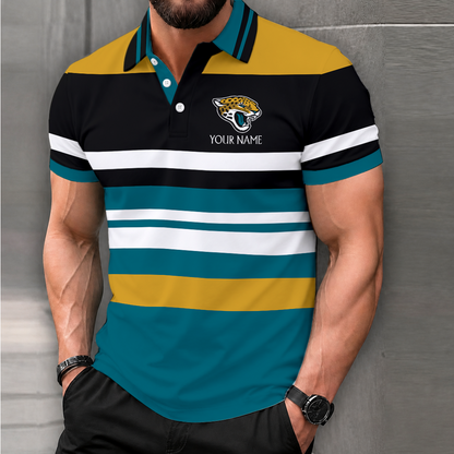 LIMITED EDITION - NEW CUSTOMIZED NFL30 JSJ JACKSONVILLE JAGUARS T-SHIRT, POLO SHIRT, ZIP POLO SHIRT, SWEATSHIRT, HOODIE & ZIP HOODIE