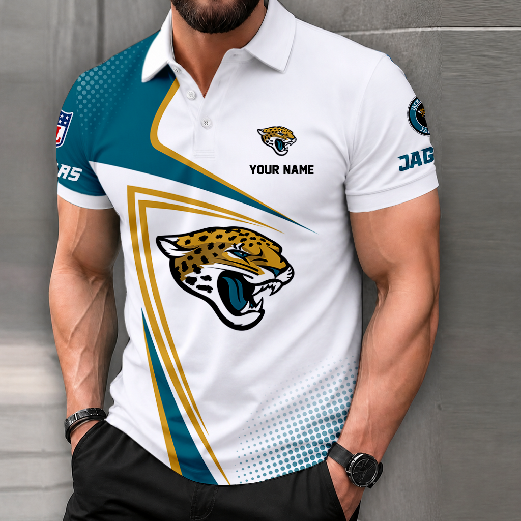 LIMITED EDITION - NEW CUSTOMIZED NFL30 JSJ JACKSONVILLE JAGUARS T-SHIRT, POLO SHIRT, ZIP POLO SHIRT, SWEATSHIRT, HOODIE & ZIP HOODIE