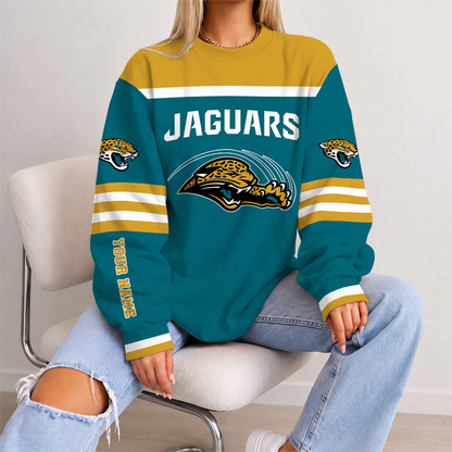 [SPECIAL OFFER] NEW CUSTOMIZED NFL30 JSJ JACKSONVILLE JAGUARS UNISEX SWEATSHIRT