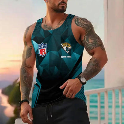 LIMITED EDITION - NEW CUSTOMIZED NFL30 JS JAGUARS UNISEX TANK TOP