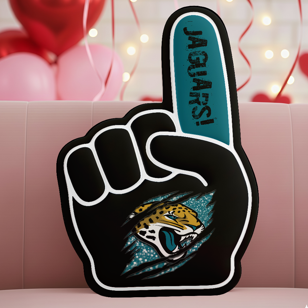 LIMITED EDITION - NEW CUSTOMIZED NFL30 JSJ JACKSONVILLE JAGUARS 3D BODY PILLOW