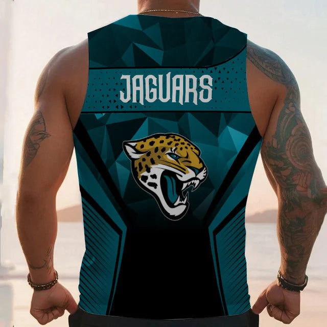 LIMITED EDITION - NEW CUSTOMIZED NFL30 JS JAGUARS UNISEX TANK TOP