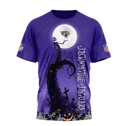[SPECIAL OFFER] NEW CUSTOMIZED NFL30 JSJ JACKSONVILLE JAGUARS HALLOWEEN THE NIGHTMARE APPAREL