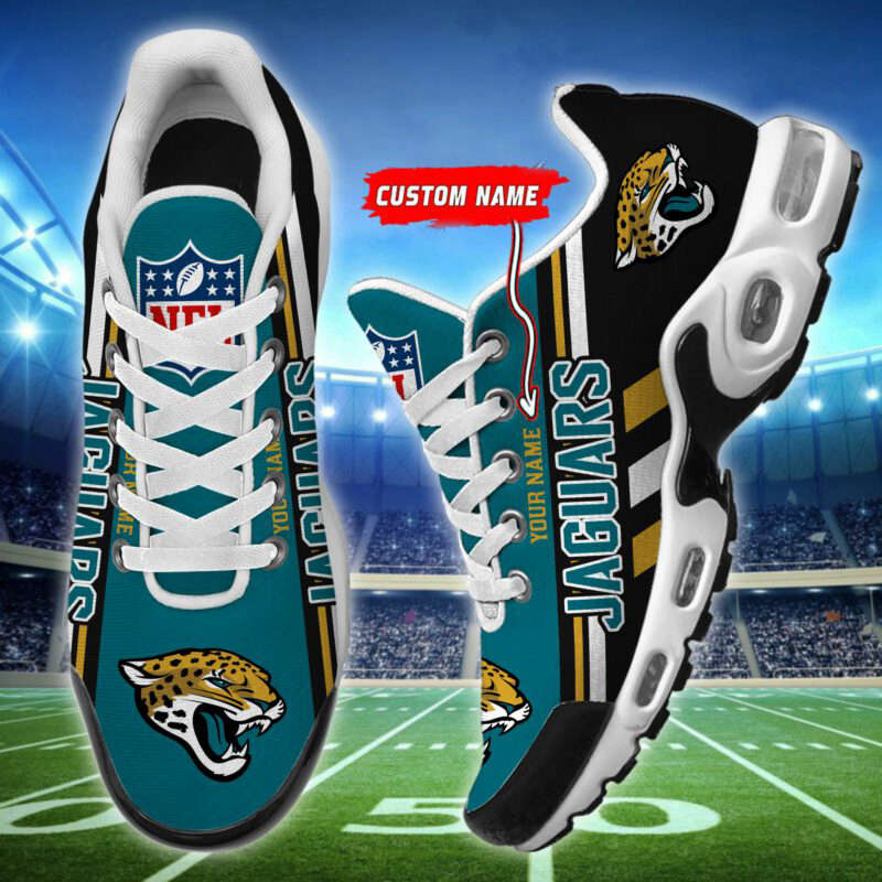 LIMITED EDITION - NEW CUSTOMIZED NFL30 JSJ JACKSONVILLE JAGUARS AIR MAX PLUS SNEAKERS
