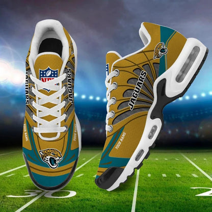 LIMITED EDITION - NEW CUSTOMIZED NFL30 JSJ JACKSONVILLE JAGUARS AIR MAX PLUS SNEAKERS