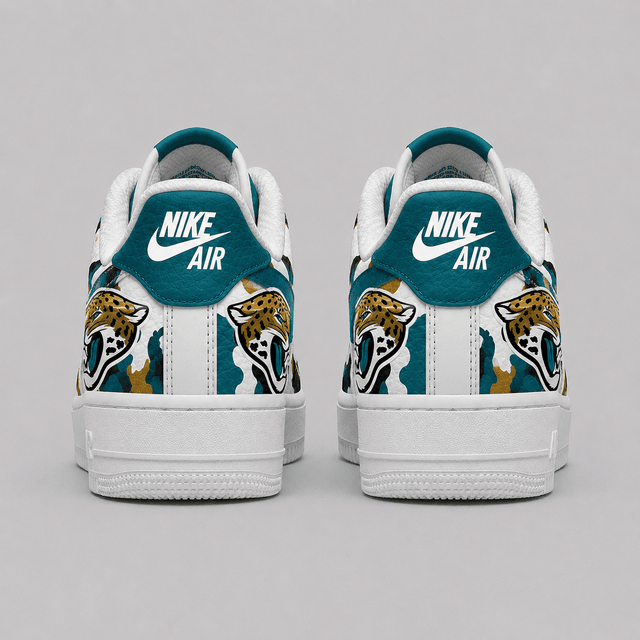 [SPECIAL OFFER] NEW CUSTOMIZED NFL30 JSJ JACKSONVILLE JAGUARS AF1 SHOES