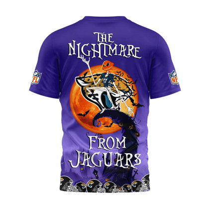 [SPECIAL OFFER] NEW CUSTOMIZED NFL30 JSJ JACKSONVILLE JAGUARS HALLOWEEN THE NIGHTMARE APPAREL