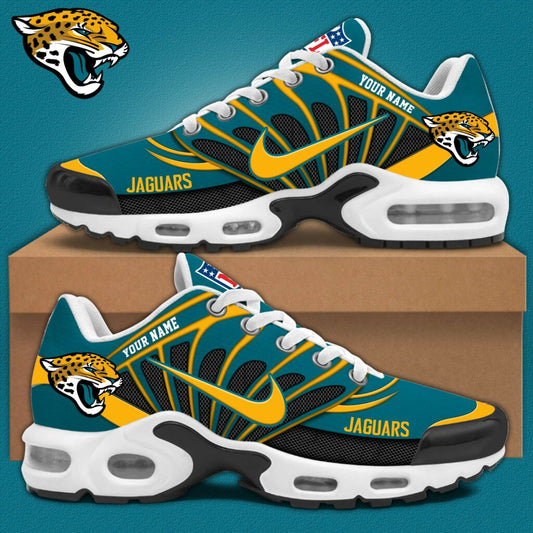 LIMITED EDITION - NEW CUSTOMIZED NFL30 JSJ JACKSONVILLE JAGUARS AIR MAX PLUS SNEAKERS