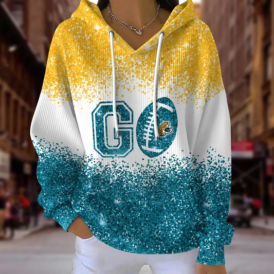 [SPECIAL OFFER] NEW CUSTOMIZED NFL30 JSJ JACKSONVILLE JAGUARS RIBBED HOODIE & SWEATSHIRT
