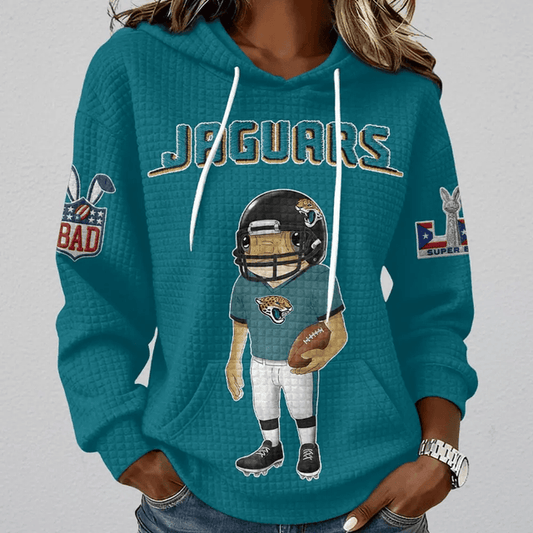 [SPECIAL OFFER] NEW CUSTOMIZED NFL30 JSJ JACKSONVILLE JAGUARS UNISEX HOODED SWEATSHIRT