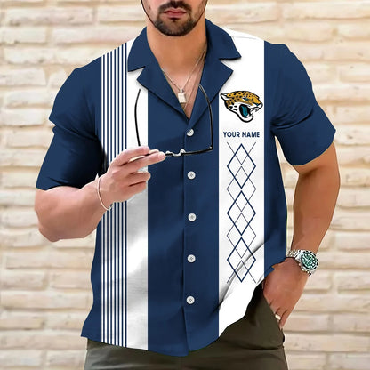 LIMITED EDITION - NEW CUSTOMIZED NFL30 JSJ JACKSONVILLE JAGUARS HAWAIIAN SHIRT