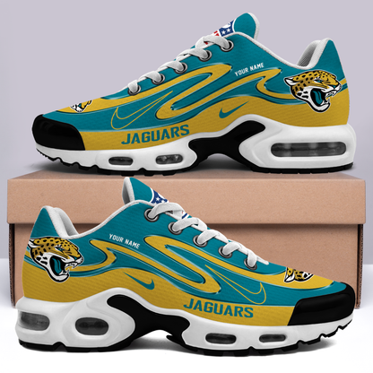 LIMITED EDITION - NEW CUSTOMIZED NFL30 JSJ JACKSONVILLE JAGUARS AIR MAX PLUS SNEAKERS