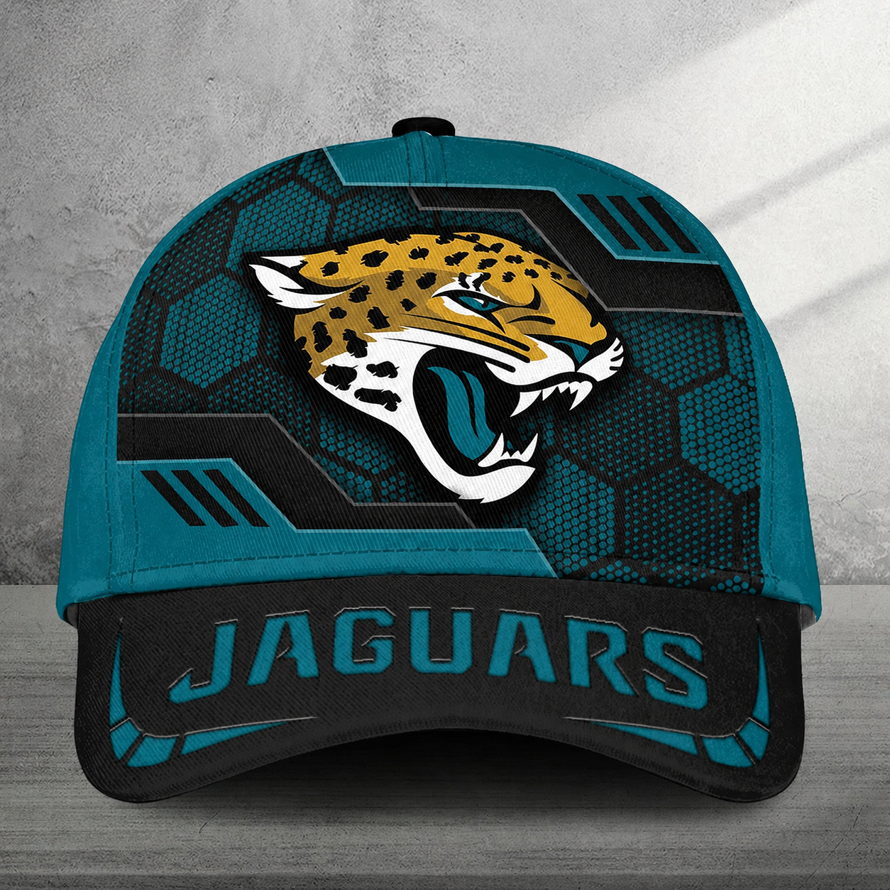 LIMITED EDITION - NEW CUSTOMIZED NFL30 JSJ JACKSONVILLE JAGUARS CLASSIC CAP