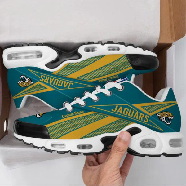 LIMITED EDITION - NEW CUSTOMIZED NFL30 JSJ JACKSONVILLE JAGUARS AIR MAX PLUS SNEAKERS