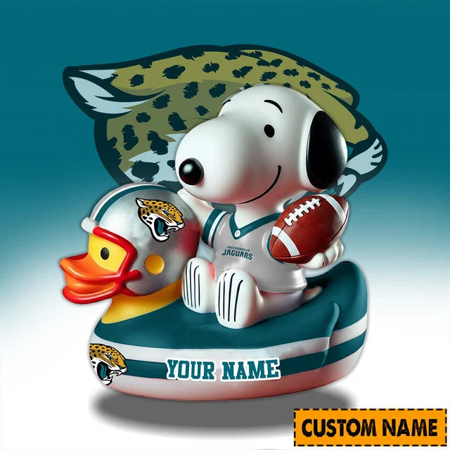 LIMITED EDITION - NEW CUSTOMIZED NFL30 JS JAGUARS SNOOPY ACRYLIC BLOCK