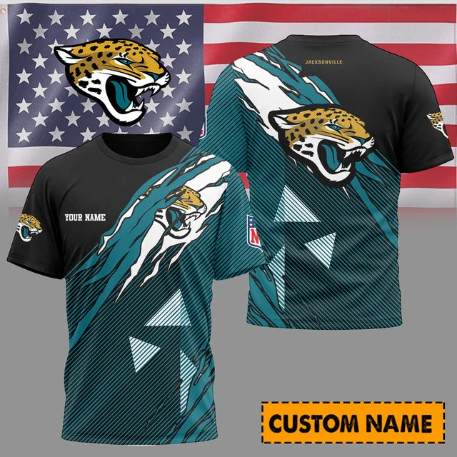 LIMITED EDITION - NEW CUSTOMIZED NFL30 JS JAGUARS UNISEX T-SHIRT & POLO