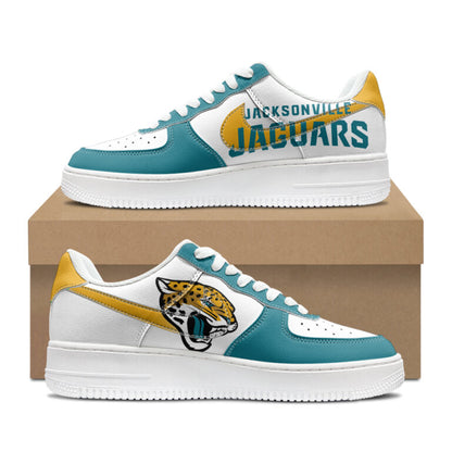 [SPECIAL OFFER] NEW CUSTOMIZED NFL30 JSJ JACKSONVILLE JAGUARS AF1 SHOES