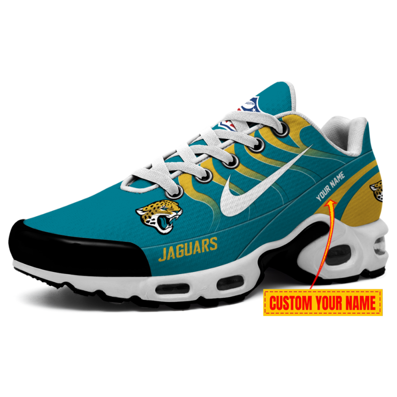 [SPECIAL OFFER] NEW CUSTOMIZED NFL30 JSJ JACKSONVILLE JAGUARS AIR MAX PLUS SNEAKERS