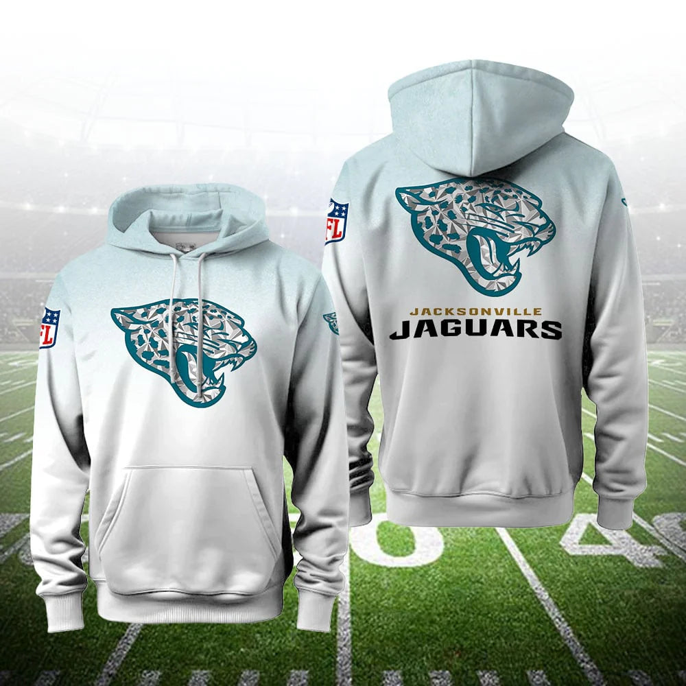 LIMITED EDITION - NEW CUSTOMIZED NFL30 JSJ JACKSONVILLE JAGUARS T-SHIRT, POLO SHIRT, ZIP POLO SHIRT, SWEATSHIRT, HOODIE & ZIP HOODIE