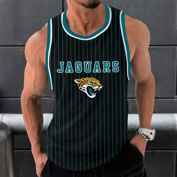 [SPECIAL OFFER] NEW CUSTOMIZED NFL30 JSJ JACKSONVILLE JAGUARS UNISEX TANK TOP
