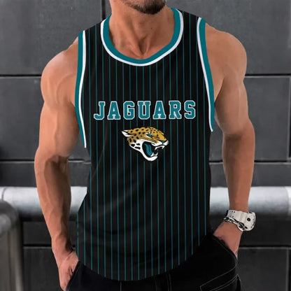 [SPECIAL OFFER] NEW CUSTOMIZED NFL30 JSJ JACKSONVILLE JAGUARS UNISEX TANK TOP