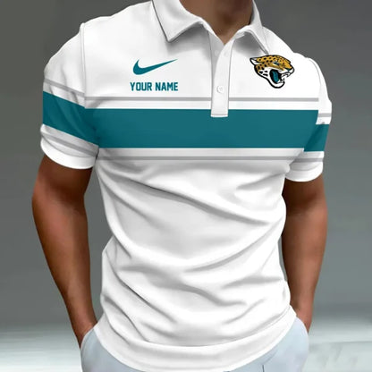 [SPECIAL OFFER] NEW CUSTOMIZED NFL30 JSJ JACKSONVILLE JAGUARS POLO SHIRT