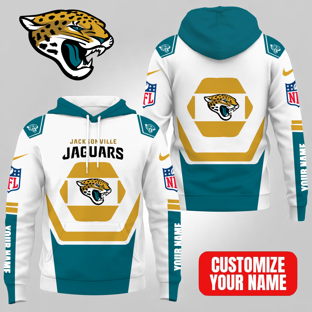 LIMITED EDITION - NEW CUSTOMIZED NFL30 JSJ JACKSONVILLE JAGUARS UNISEX T-SHIRT, POLO, HOODIE & JACKETS