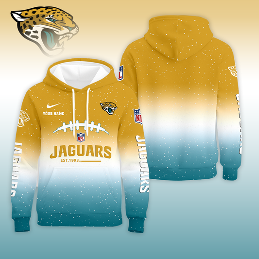 LIMITED EDITION - NEW CUSTOMIZED NFL30 JSJ JACKSONVILLE JAGUARS UNISEX T-SHIRT, POLO, HOODIE & JACKETS