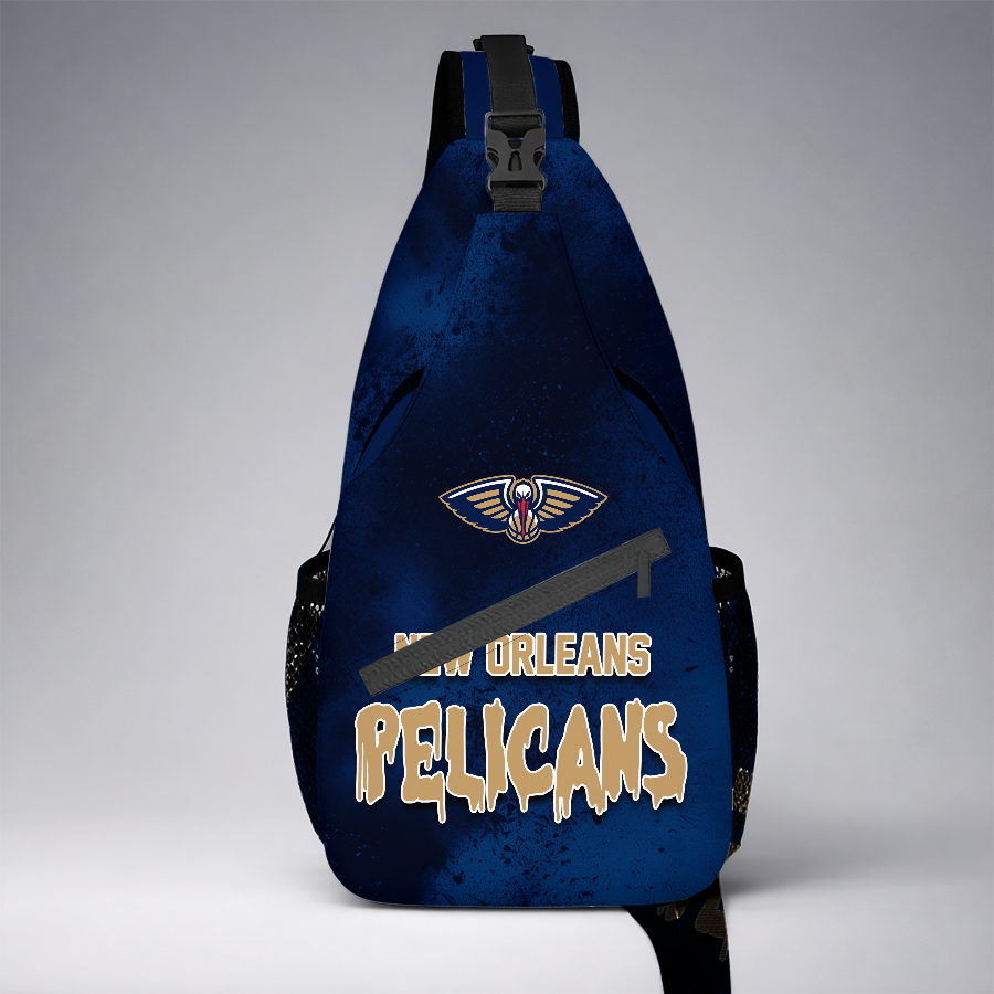 [HOT DEAL]  NEW CUSTOMIZED NBA30 NOP NEW ORLEANS PELICANS SLING BAG