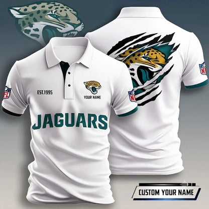 SPECIAL EDITION - NEW CUSTOMIZED NFL30 JSJ JACKSONVILLE JAGUARS T-SHIRT, POLO SHIRT, ZIP POLO SHIRT, HOODIE, ZIP HOODIE & SWEATSHIRT