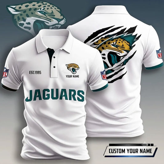SPECIAL EDITION - NEW CUSTOMIZED NFL30 JSJ JACKSONVILLE JAGUARS T-SHIRT, POLO SHIRT, ZIP POLO SHIRT, HOODIE, ZIP HOODIE & SWEATSHIRT
