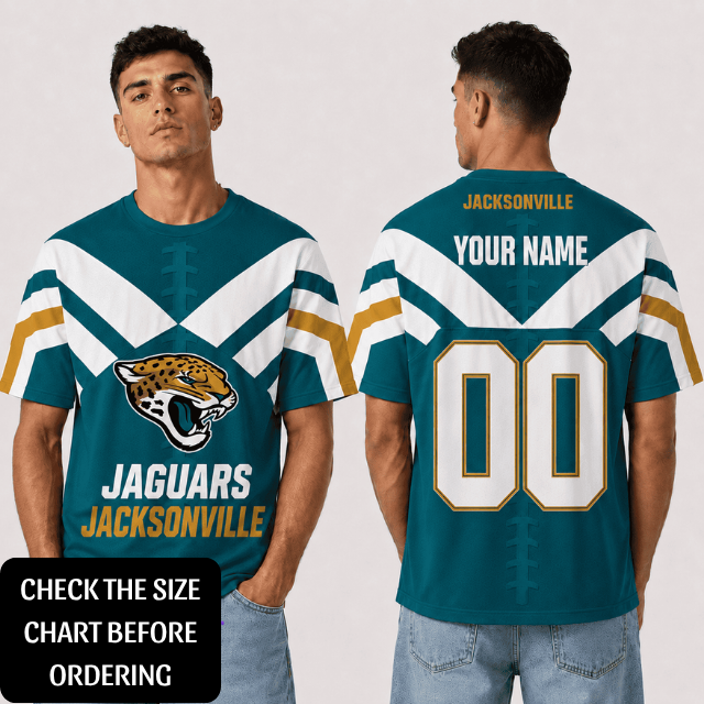 VIRAL EDITION - NEW CUSTOMIZED NFL30 JSJ JACKSONVILLE JAGUARS T-SHIRT, POLO SHIRT, ZIP POLO SHIRT, HOODIE, ZIP HOODIE & SWEATSHIRT