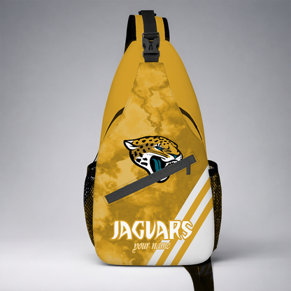 [SPECIAL OFFER] NEW CUSTOMIZED NFL30 JSJ JACKSONVILLE JAGUARS SLING BAG