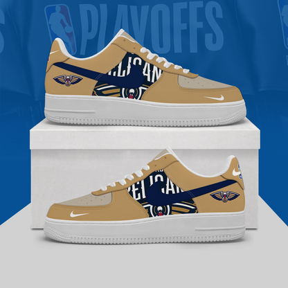 [HOT DEAL] NEW CUSTOMIZED NBA30 NOP NEW ORLEANS PELICANS AF1 SHOES
