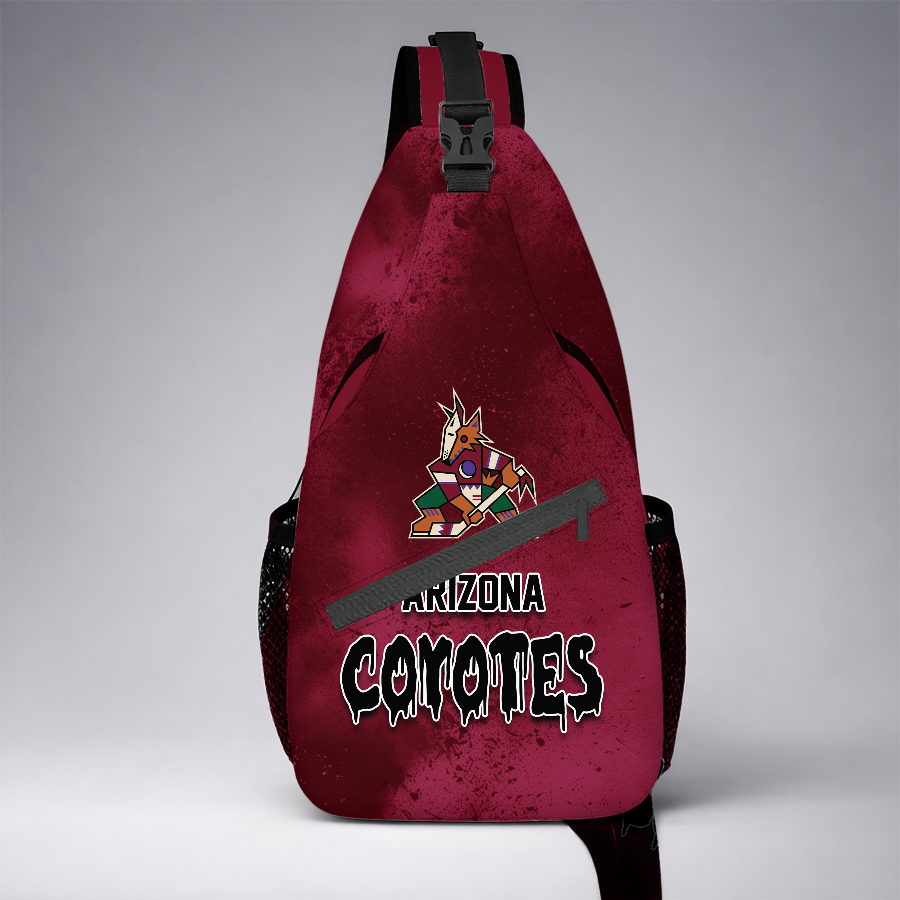 [SUPER SALE] NEW CUSTOMIZED NHL30 AZC ARIZONA COYOTES SLING BAG