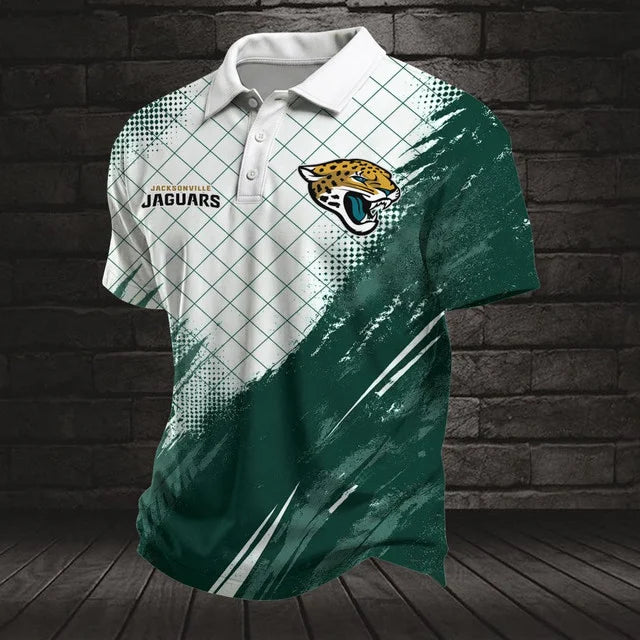 EXCLUSIVE EDITION - NEW CUSTOMIZED NFL30 JSJ JACKSONVILLE JAGUARS POLO SHIRT, ZIP POLO SHIRT, T-SHIRT, HOODIE, ZIP HOODIE & SWEATSHIRT