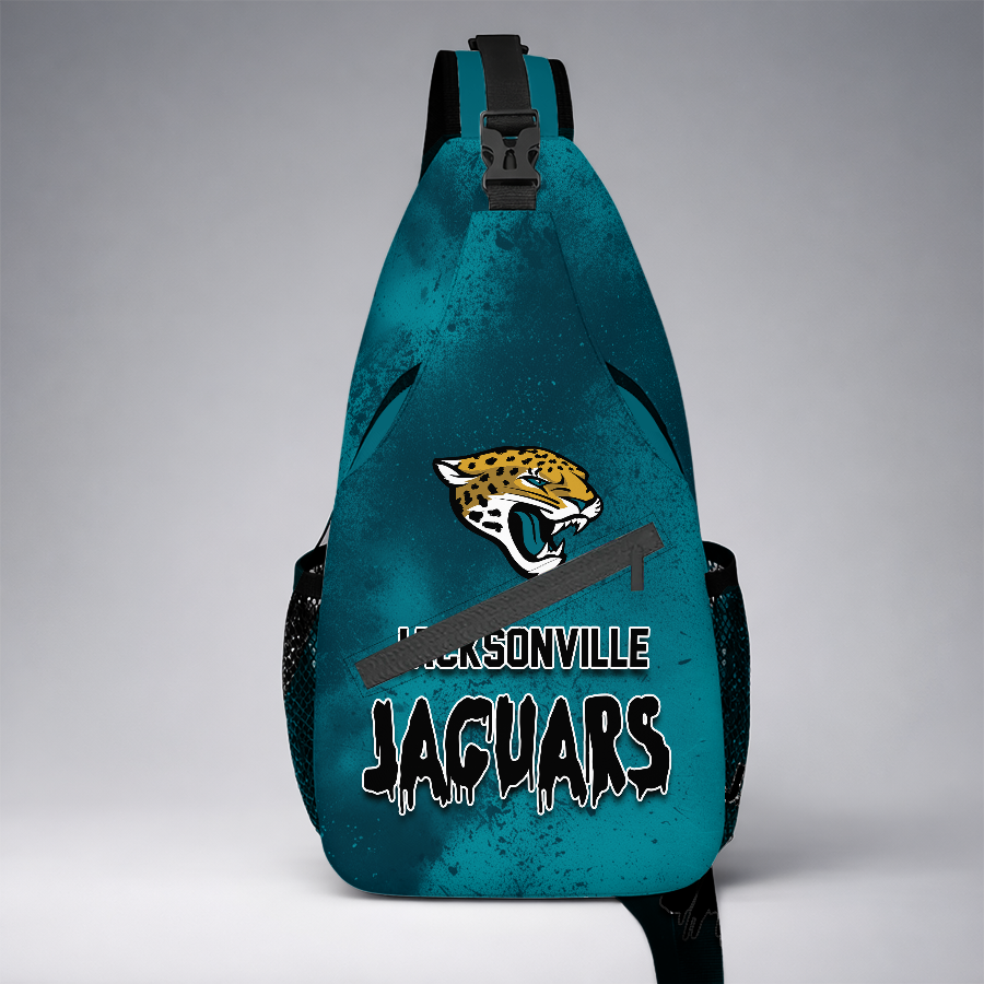 [SPECIAL OFFER] NEW CUSTOMIZED NFL30 JSJ JACKSONVILLE JAGUARS SLING BAG
