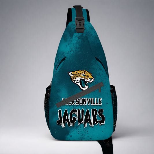 [SPECIAL OFFER] NEW CUSTOMIZED NFL30 JSJ JACKSONVILLE JAGUARS SLING BAG